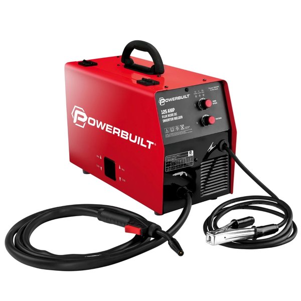 Powerbuilt 125Amp Wire Feed Igbt Inverter Welder 240131